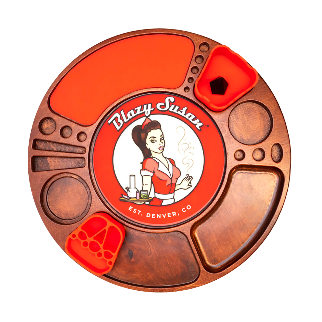 Blazy Susan Spinning Rolling Trays