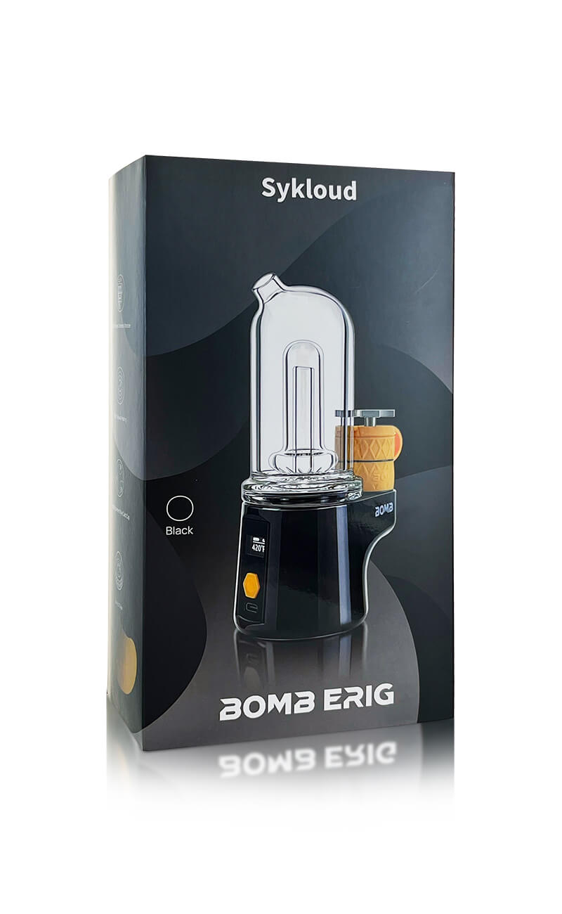 BOMB ERIG Sykloud - Portable Electric Dab Rig - Black